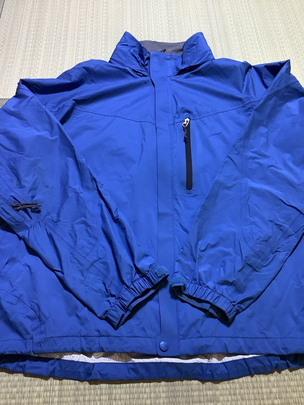 REI Elements Ultra Light Waterproof Rain Jacket Blue Style 746581 Men’s XXL